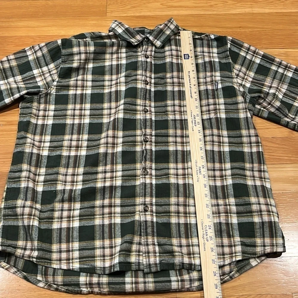 Eddie Bauer men’s flannel plaid button down shirt size XXlarge. - Picture 7 of 7